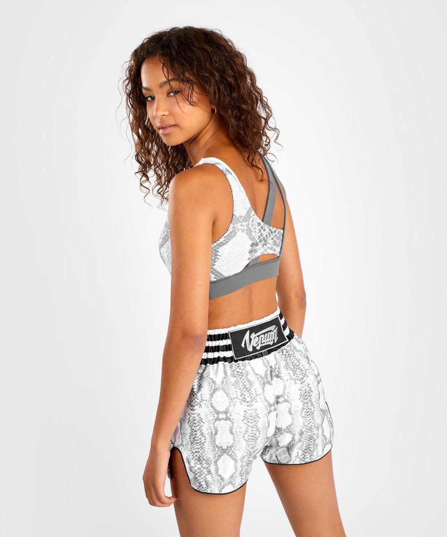 venum white snake sport bra for women - white