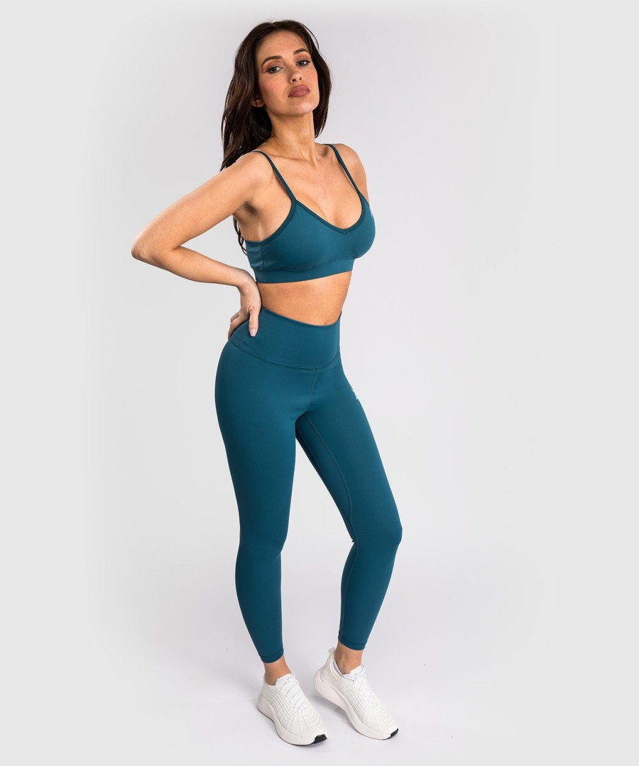 venum x demi women sports bra - azur blue