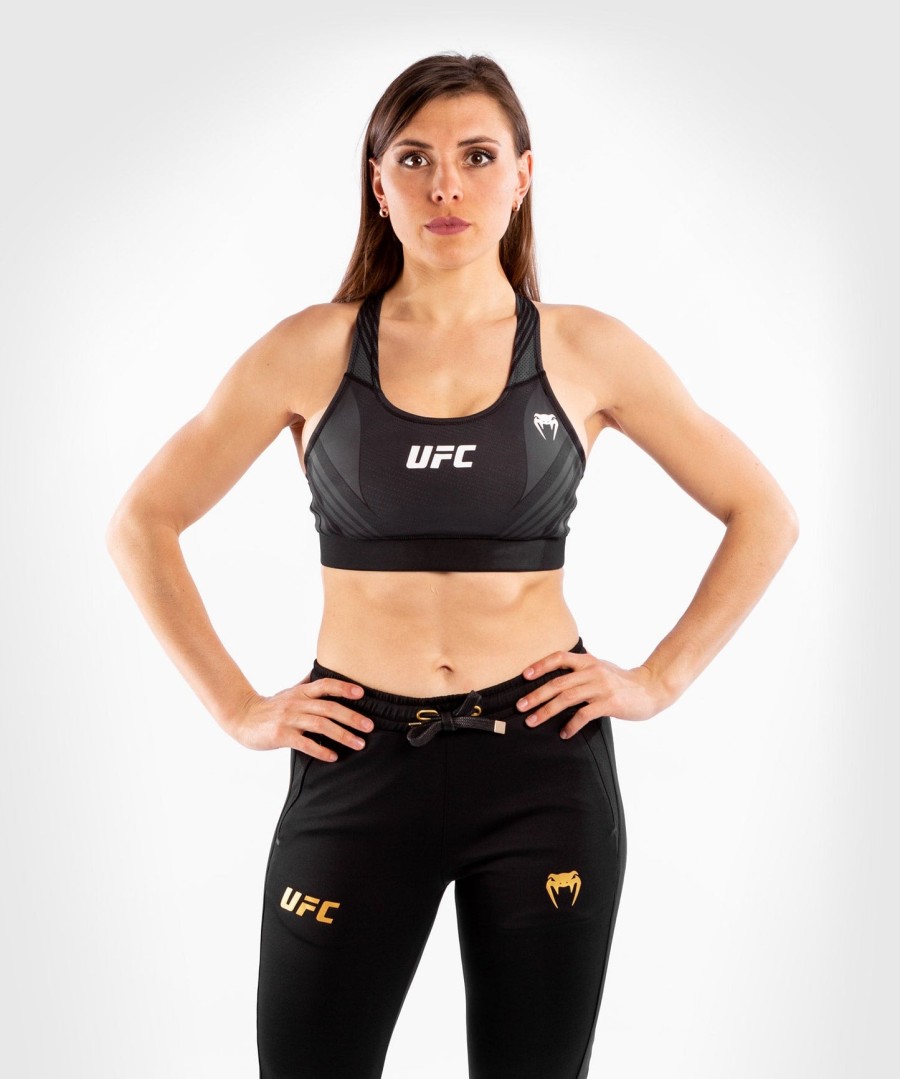 ufc venum authentic fight night women sport bra - black