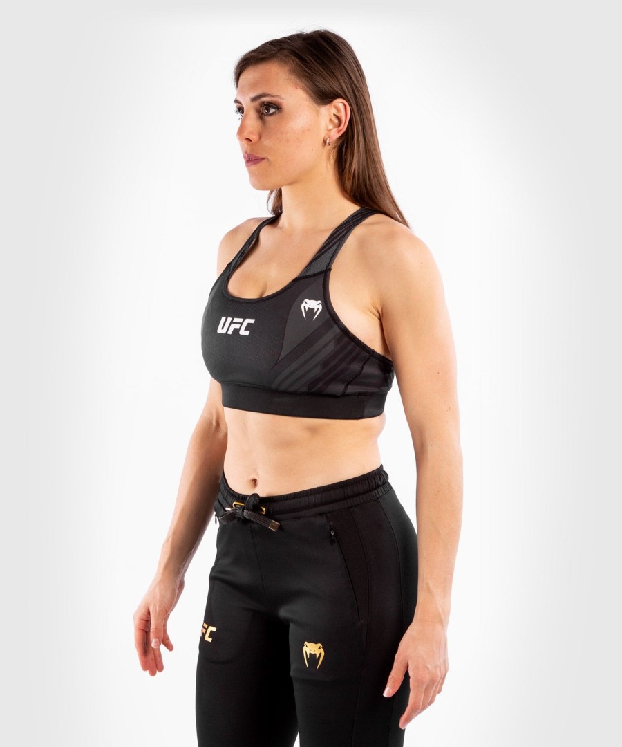 ufc venum authentic fight night women sport bra - black