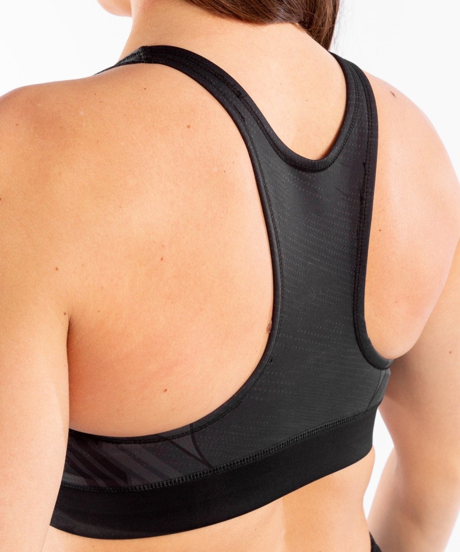 ufc venum authentic fight night women sport bra - black