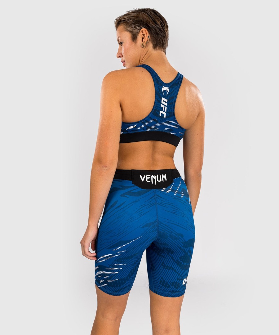 ufc fusion by venum authentic fight night women sports bra - blue