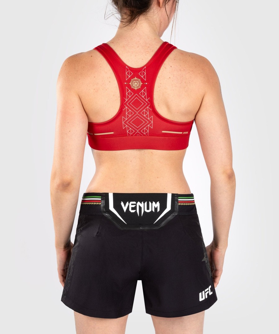 noche ufc by venum authentic fight night women sports bra - red