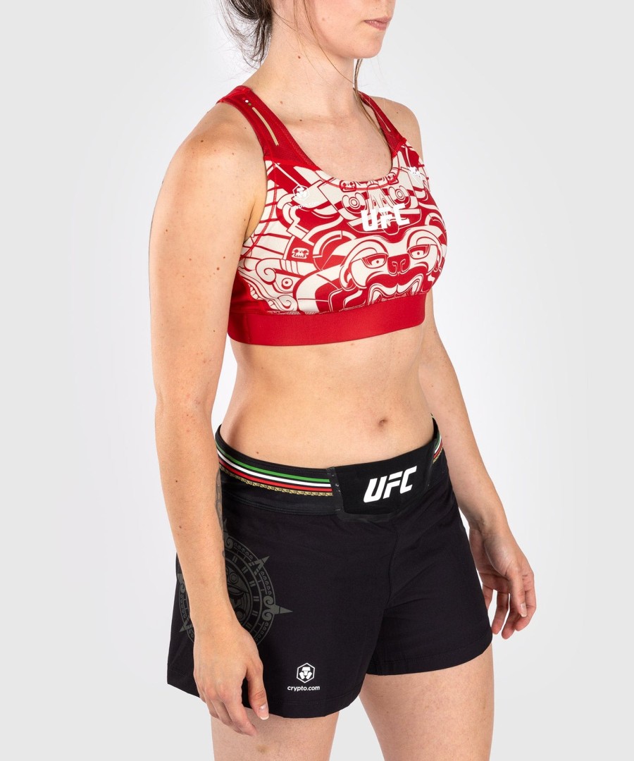 noche ufc by venum authentic fight night women sports bra - red