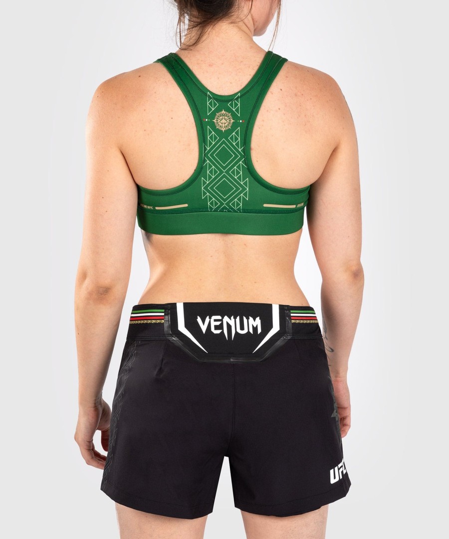 noche ufc by venum authentic fight night women sports bra - green