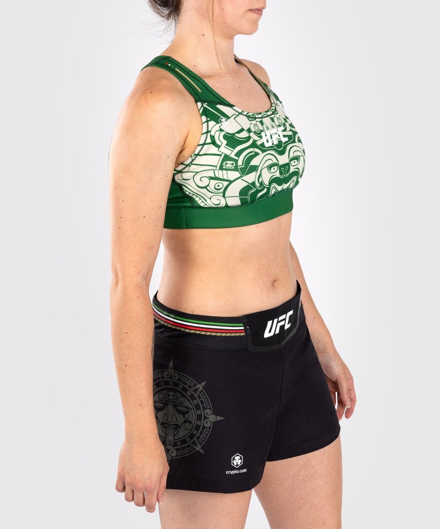 noche ufc by venum authentic fight night women sports bra - green