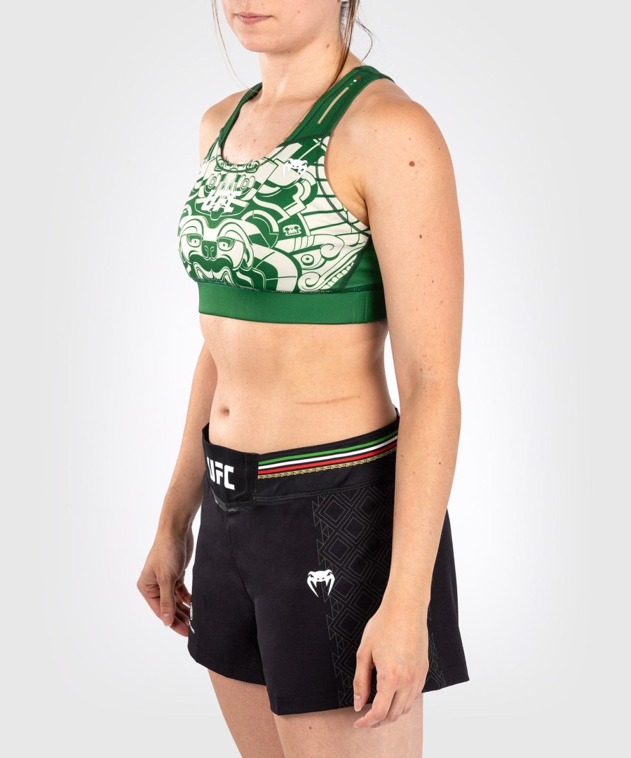 noche ufc by venum authentic fight night women sports bra - green