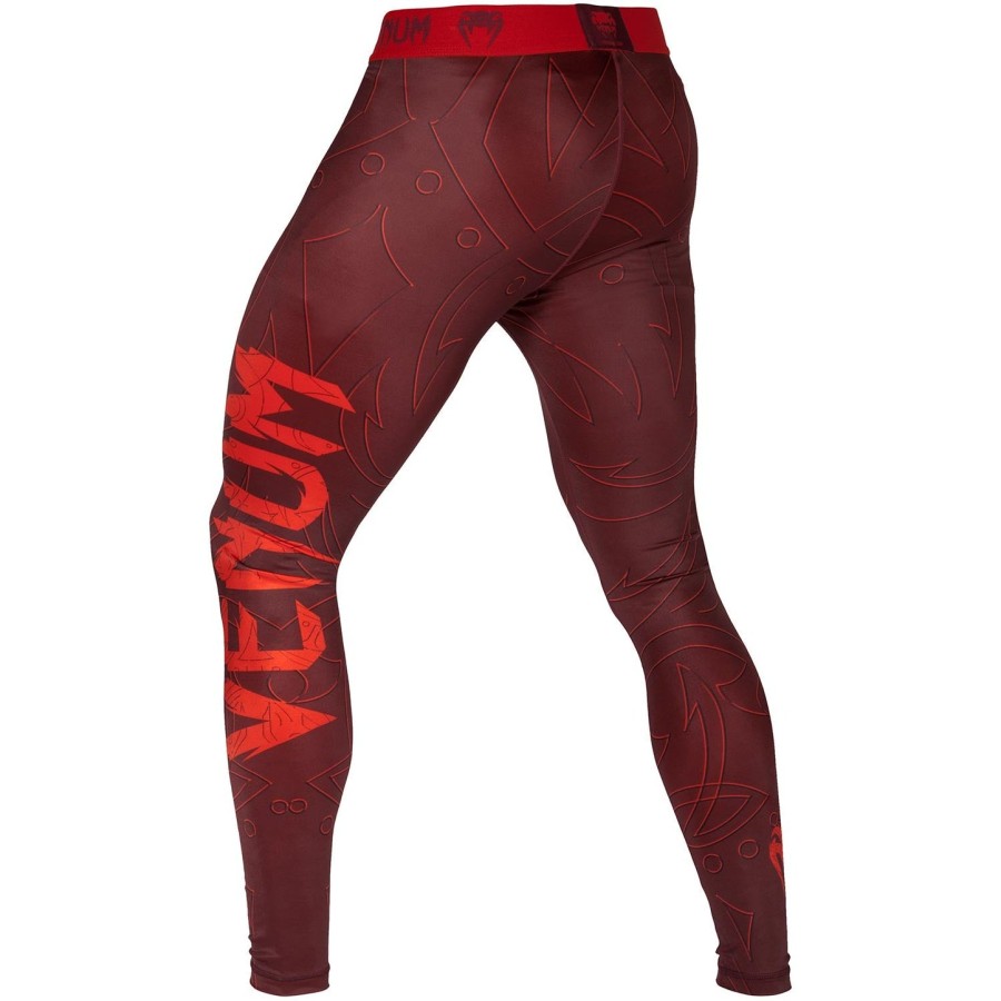 venum nightcrawler compression tights - red