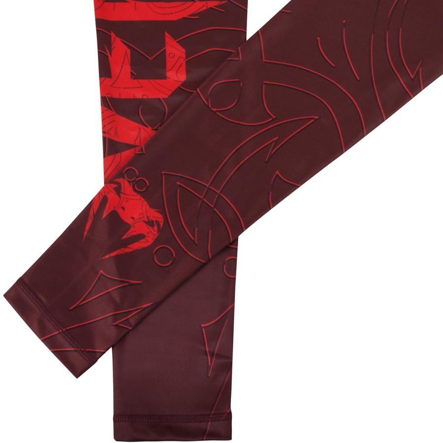 venum nightcrawler compression tights - red