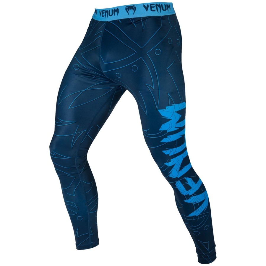 venum nightcrawler compression tights - navy blue