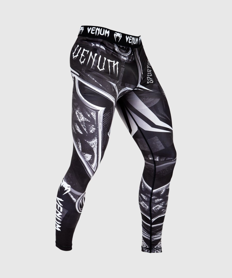 venum gladiator 3.0 compression tights - blackwhite