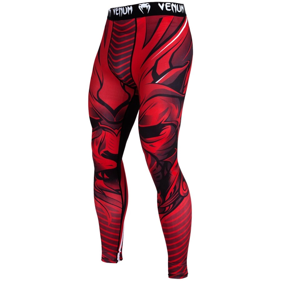 venum bloody roar compression tights - red
