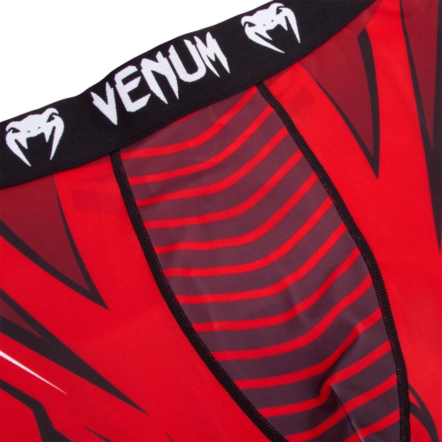 venum bloody roar compression tights - red