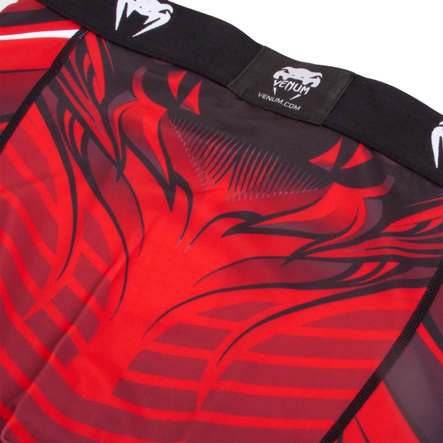 venum bloody roar compression tights - red