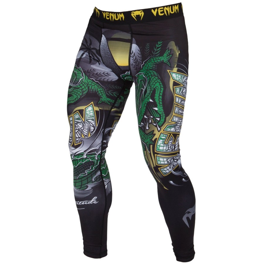 venum crocodile compression tights - blackgreen