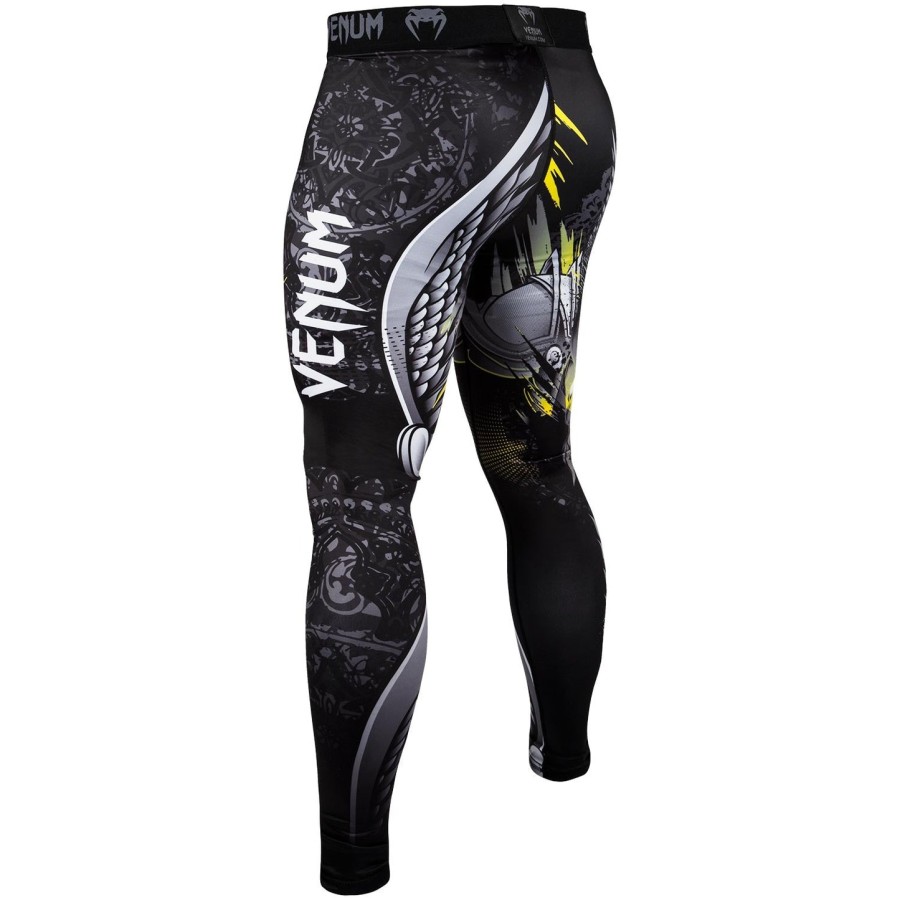 venum viking 2.0 compression tights - blackyellow