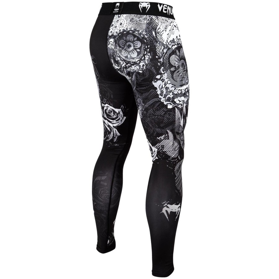 venum santa muerte 3.0 compression tights - blackwhite