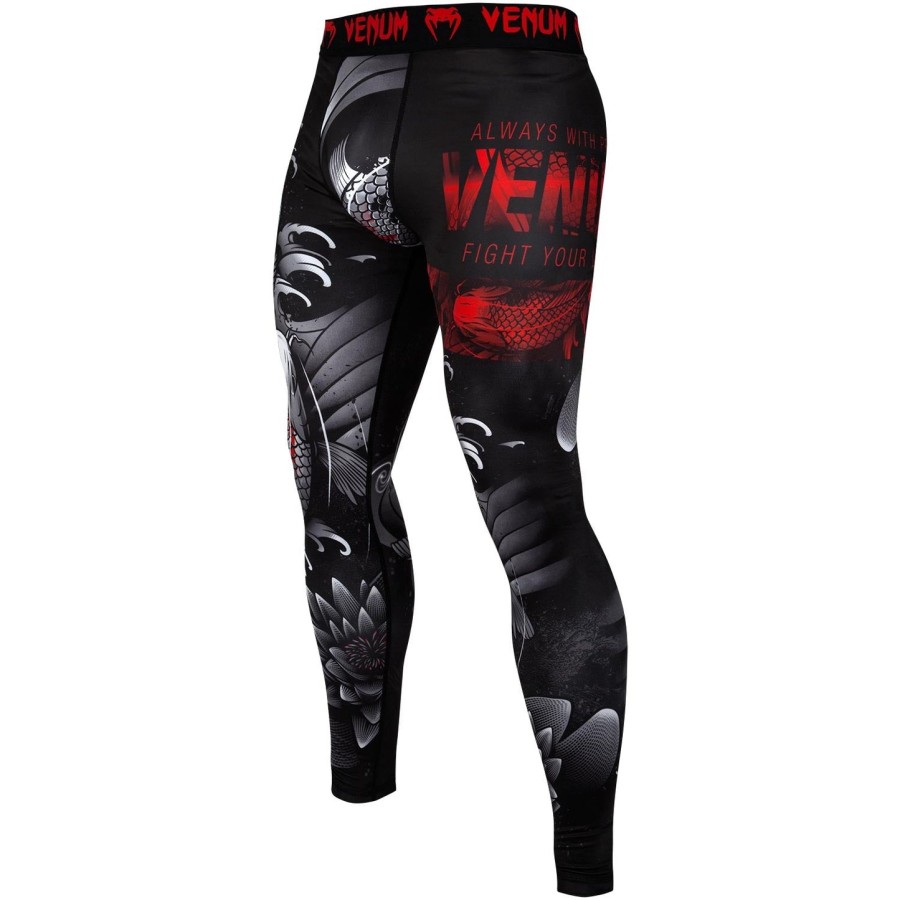 venum koi 2.0 compression tights - blackwhite