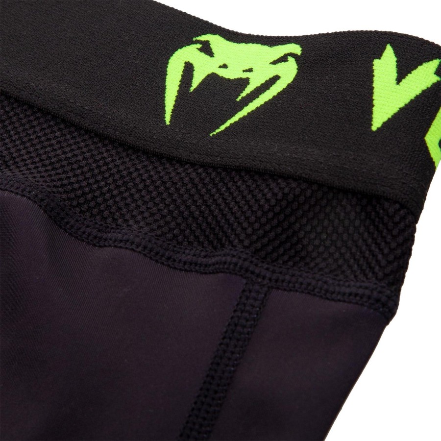 venum training camp 2.0 compression tights - blackneo yellow
