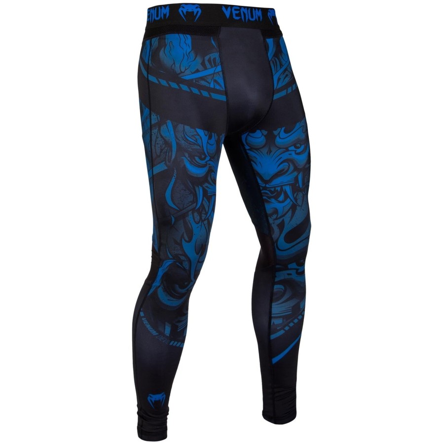 venum devil compression tights - navy blueblack