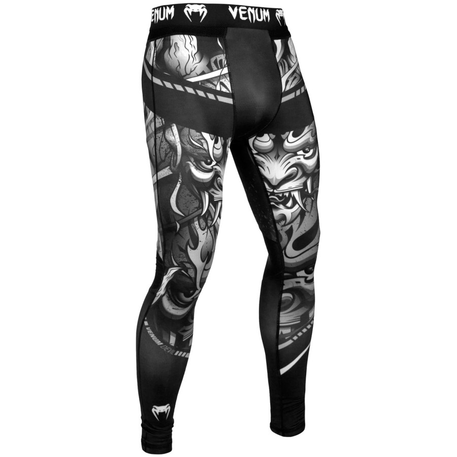 venum devil compression tights - whiteblack