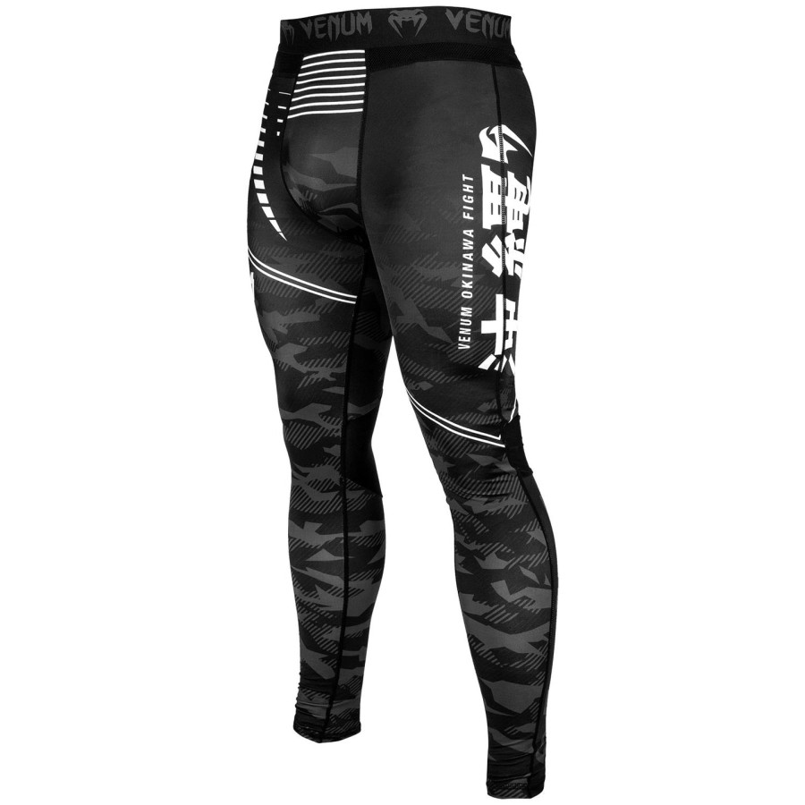 venum okinawa 2.0 compression tights - blackwhite