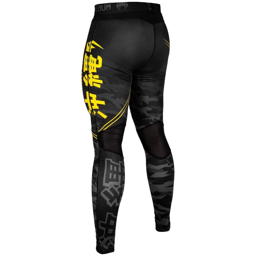 venum okinawa 2.0 compression tights - blackyellow