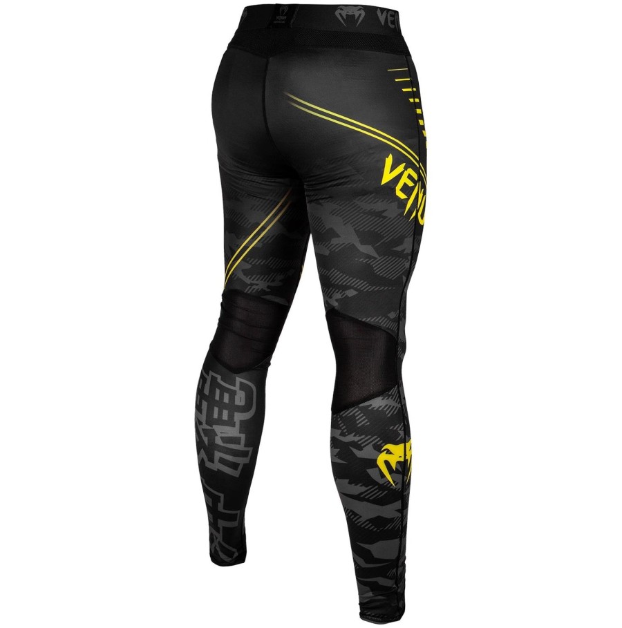 venum okinawa 2.0 compression tights - blackyellow