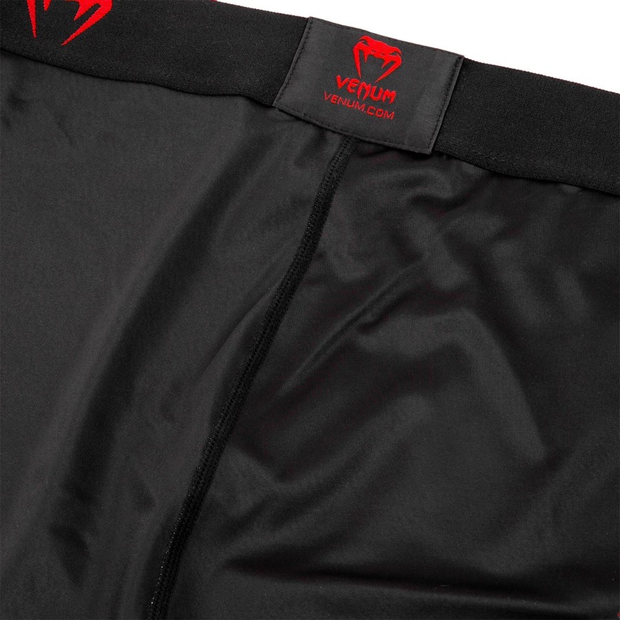 venum signature compression tights - blackred