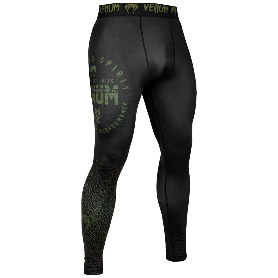 venum signature compression tights - blackkhaki - exclusive