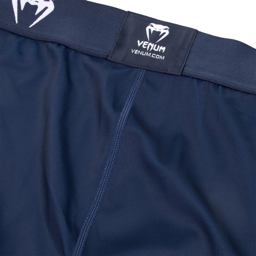 venum signature compression tights - navy bluewhite