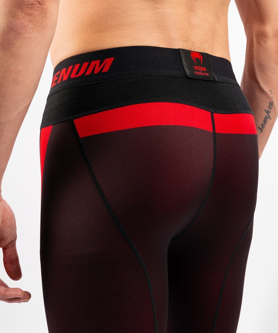 venum nogi 3.0 compression tights - blackred