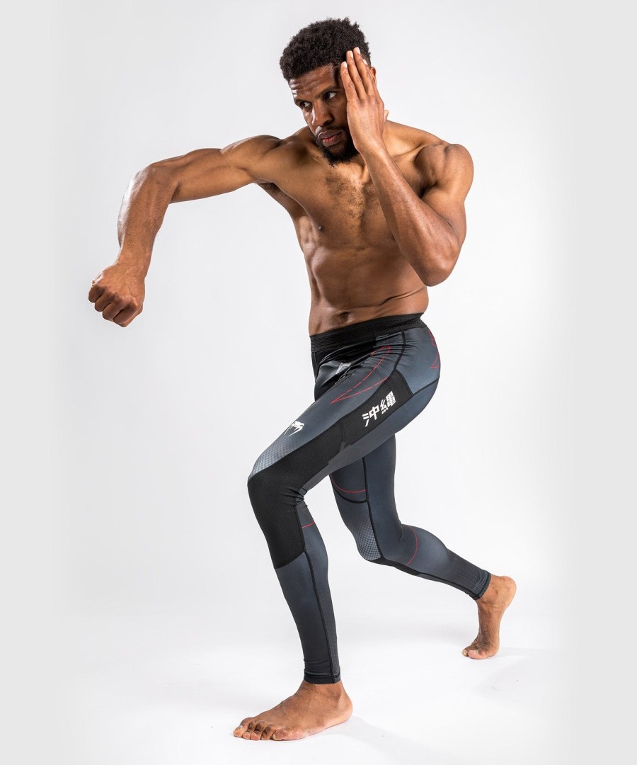 venum okinawa 3.0 compression tights - blackred