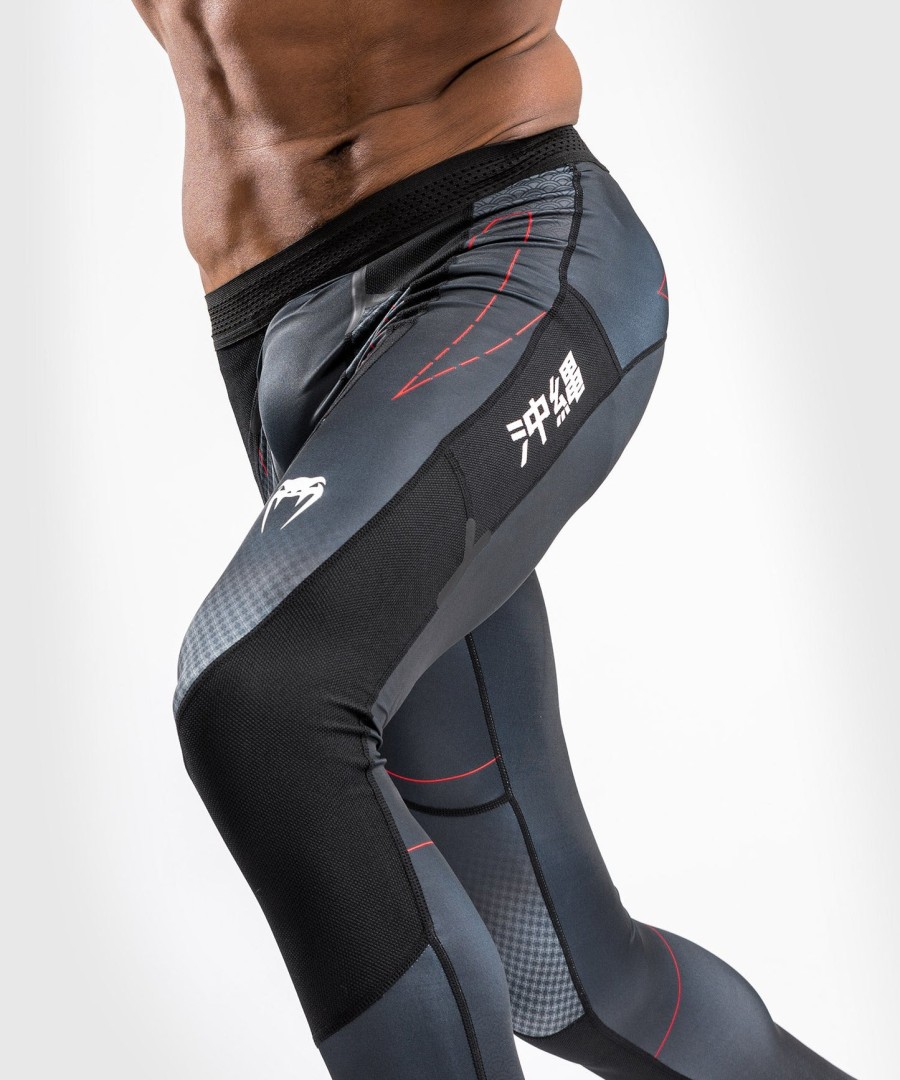 venum okinawa 3.0 compression tights - blackred