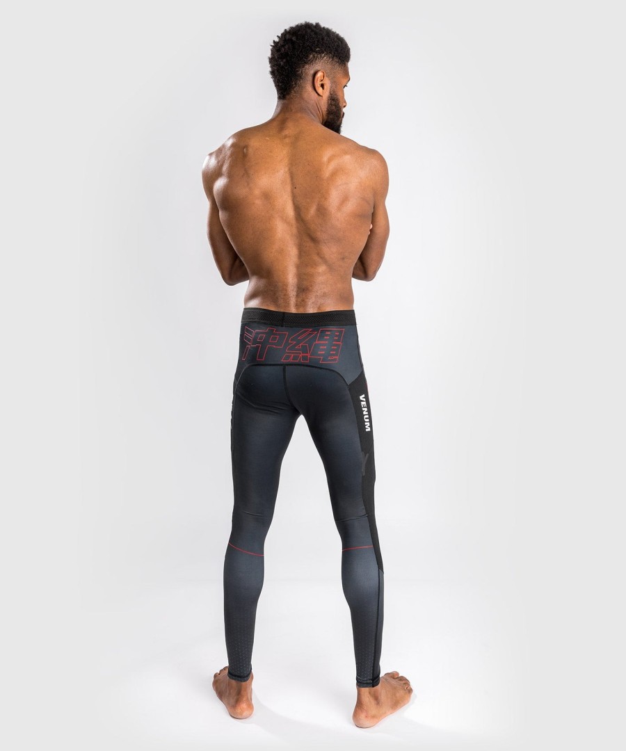 venum okinawa 3.0 compression tights - blackred