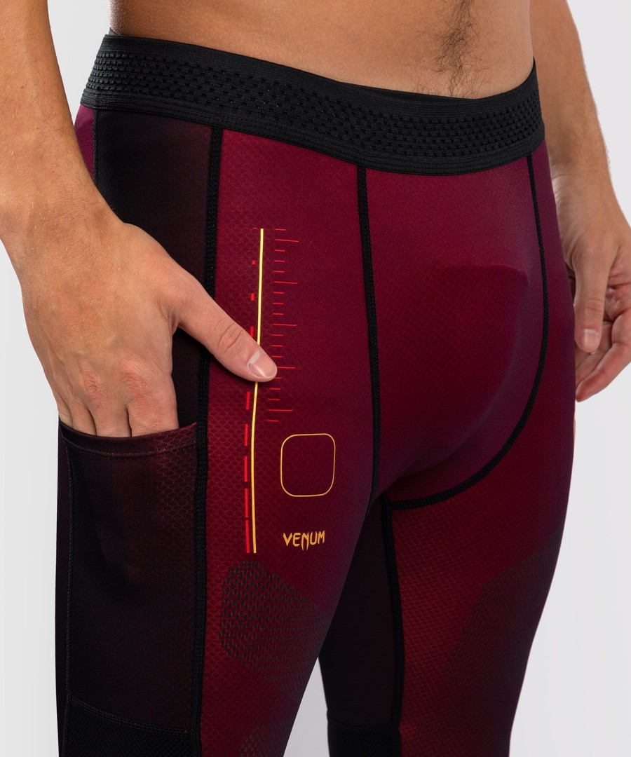 venum tactical xt spats - blackburgundygold