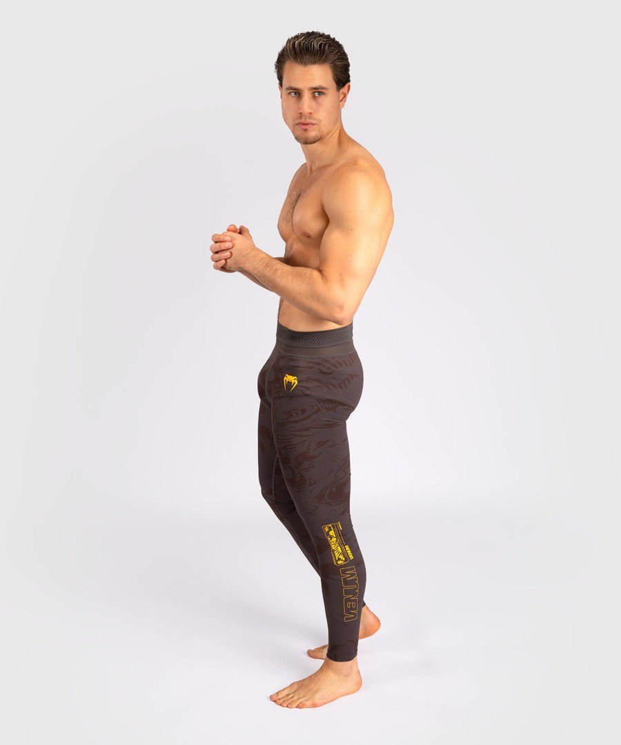 ufc fusion by venum fight week men performance tight - earthen brown