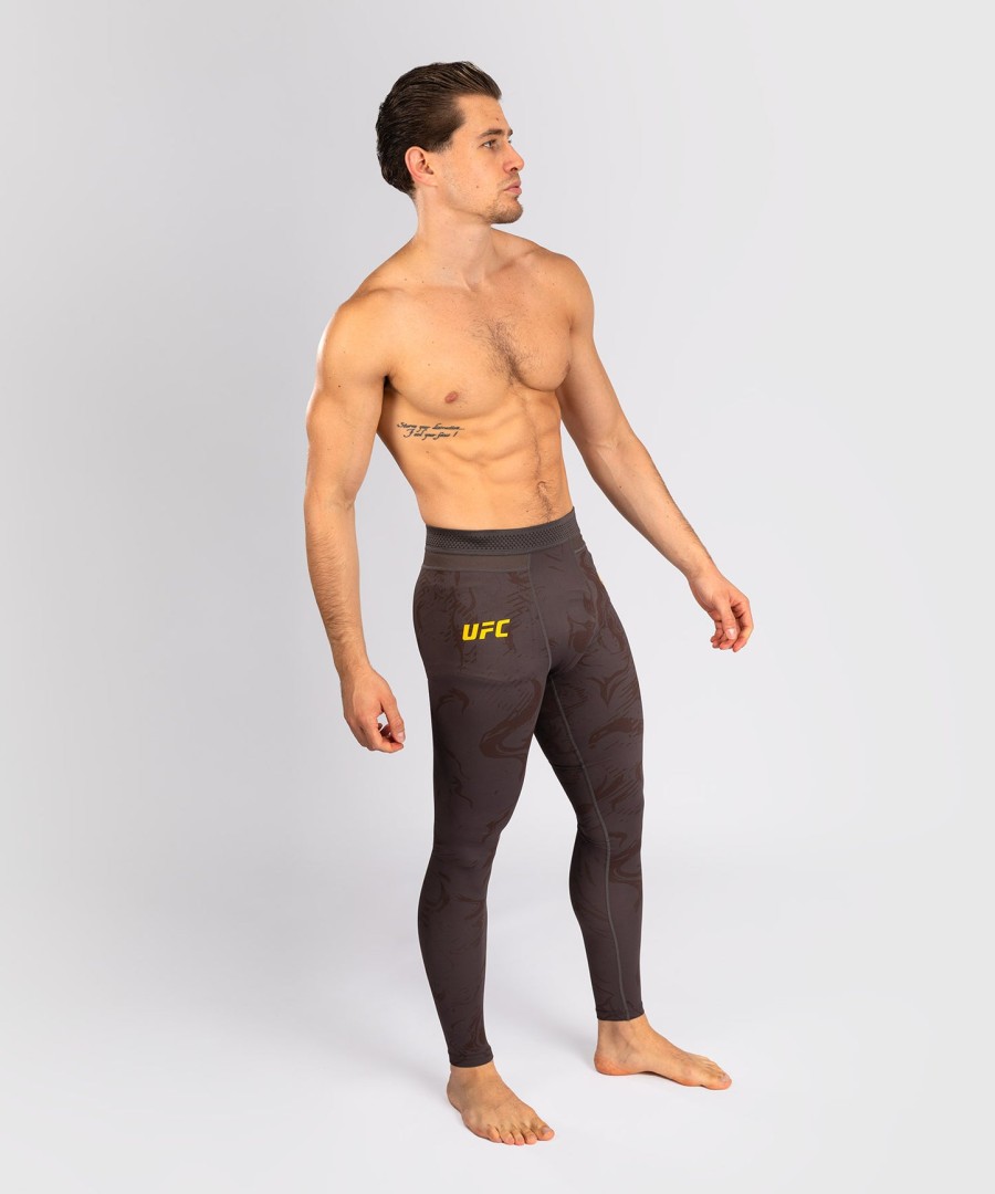ufc fusion by venum fight week men performance tight - earthen brown