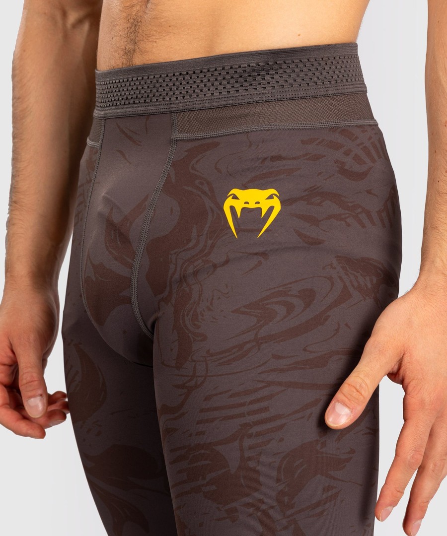 ufc fusion by venum fight week men performance tight - earthen brown