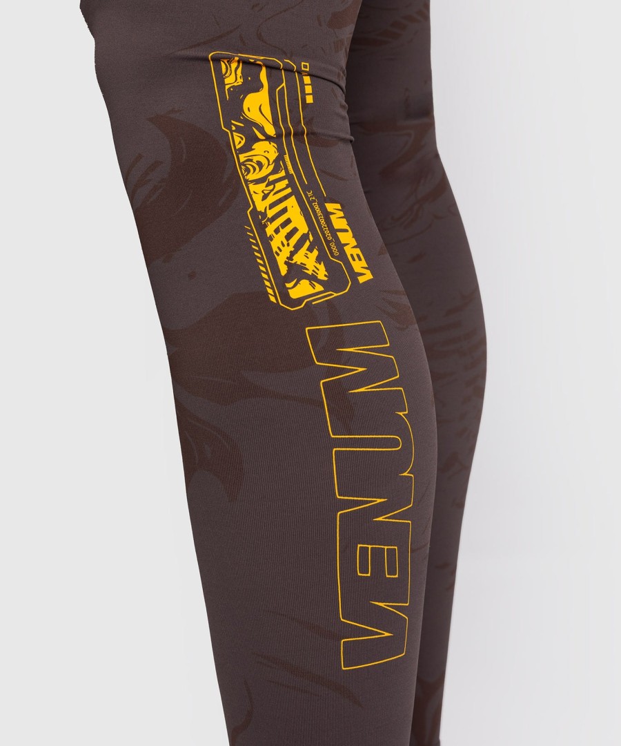 ufc fusion by venum fight week men performance tight - earthen brown