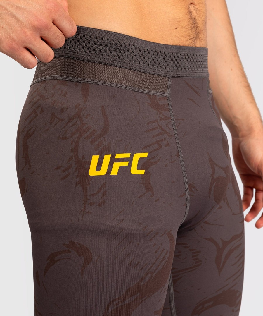 ufc fusion by venum fight week men performance tight - earthen brown