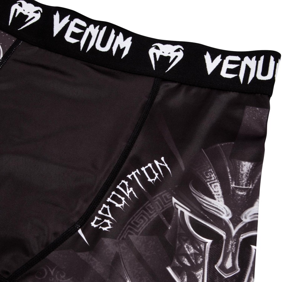 vale tudo shorts venum gladiator 3.0 - blackwhite