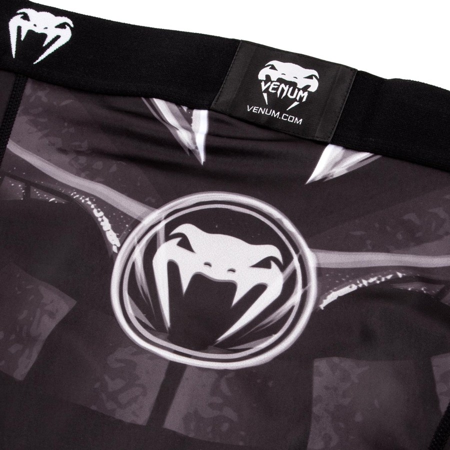 vale tudo shorts venum gladiator 3.0 - blackwhite