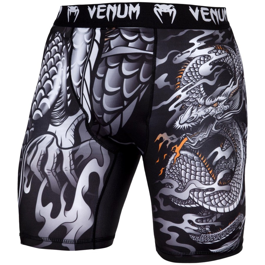 venum dragon flight compression shorts - blackwhite