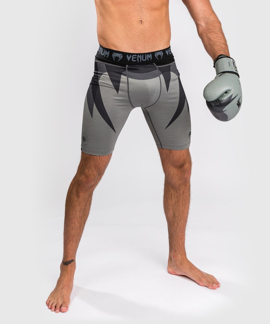 venum stone vale tudo shorts - mineral green