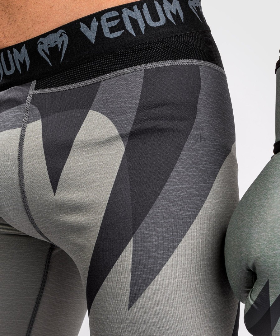 venum stone vale tudo shorts - mineral green