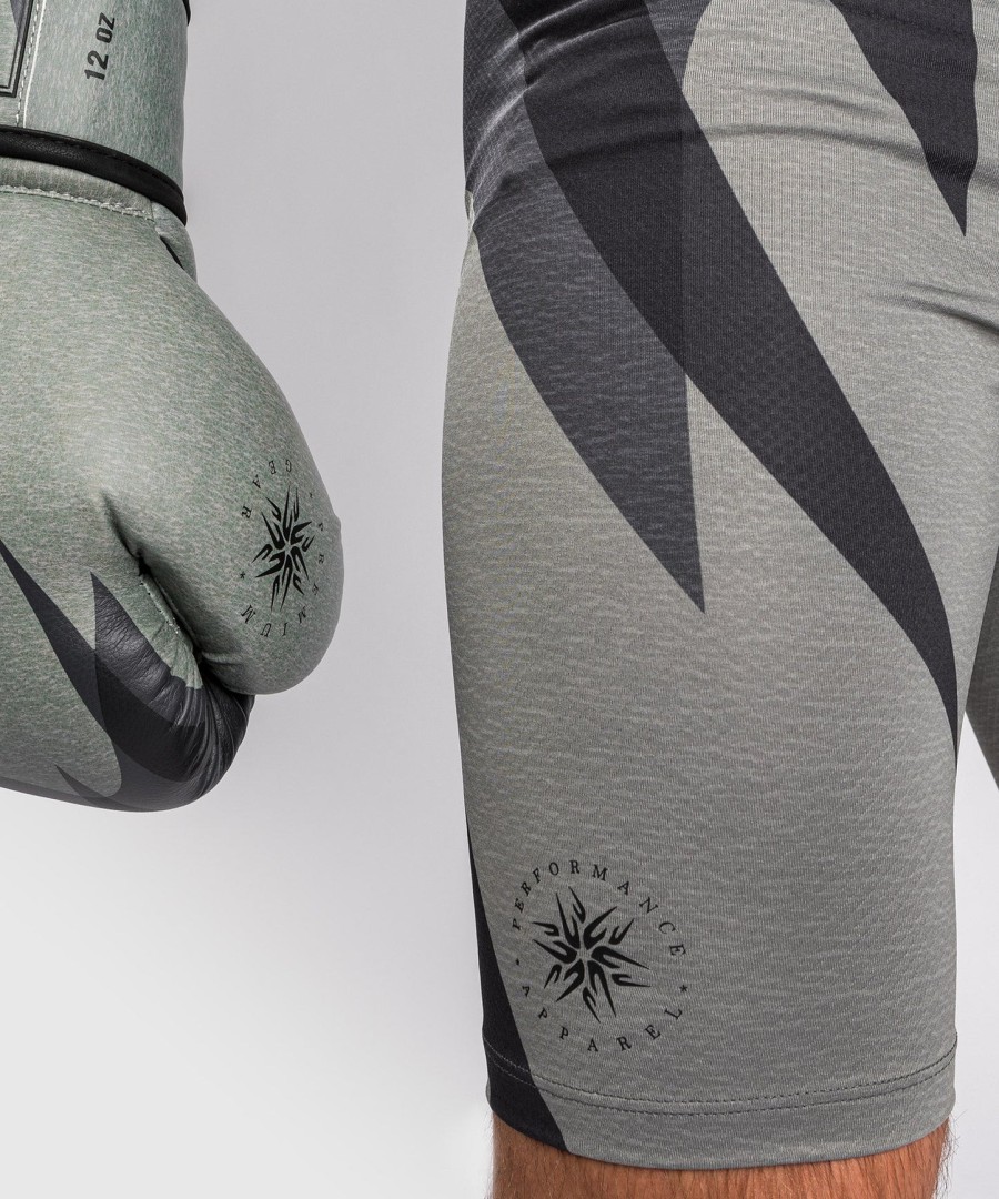 venum stone vale tudo shorts - mineral green