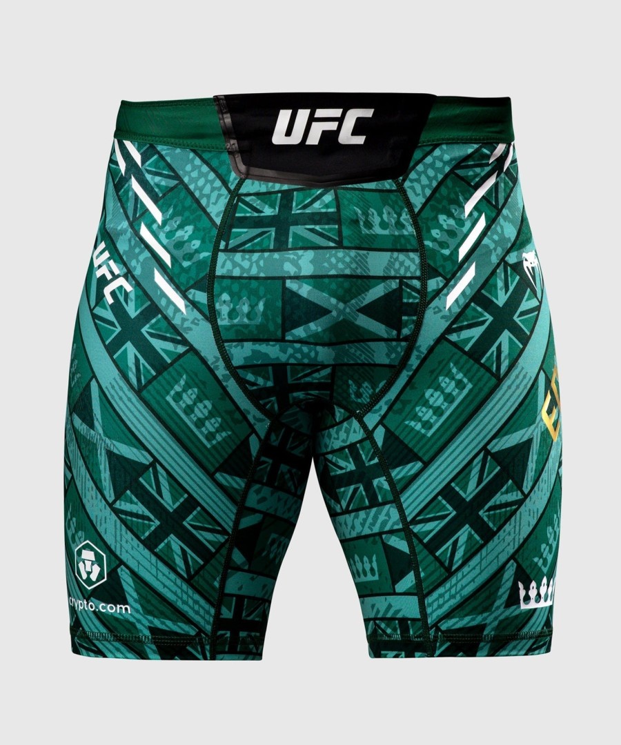 men ufc unrivaled by venum green leon edwards vale tudo short