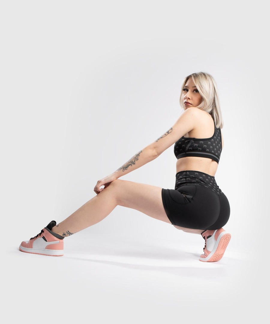 venum monogram compression shorts - for women - blackpink gold