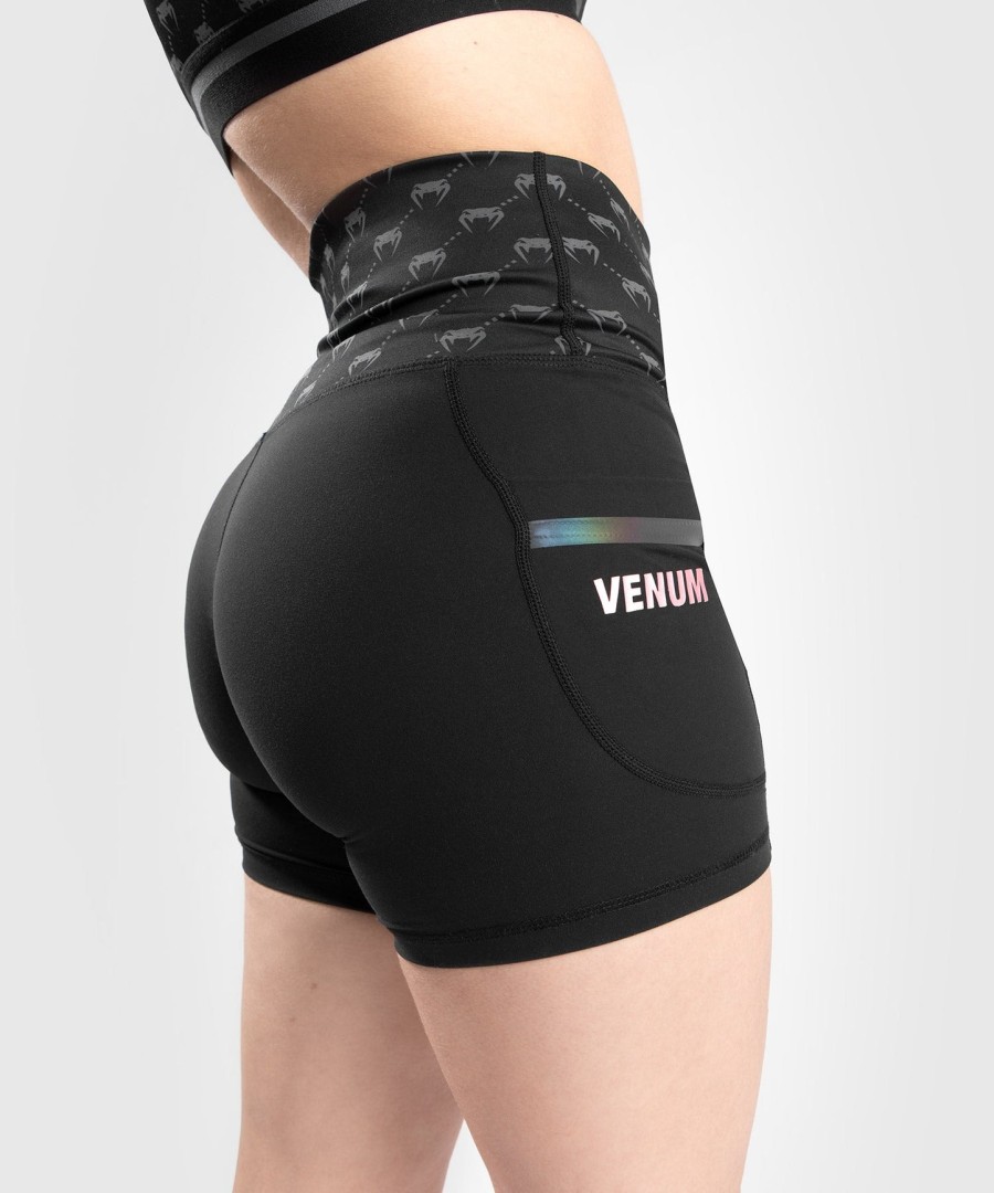 venum monogram compression shorts - for women - blackpink gold